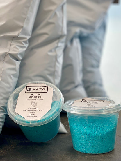 Fertilizante Soluble Triple 20 Peters | NPK 20-20-20 para Plantas de Interior y Cultivo Intensivo