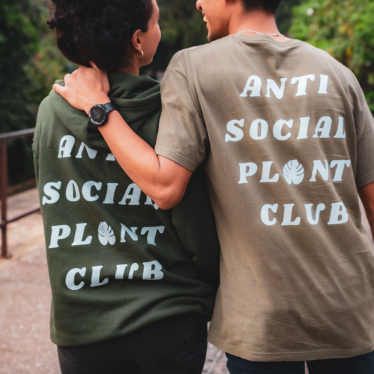 Playera Club Anti Social de Plantas Verde