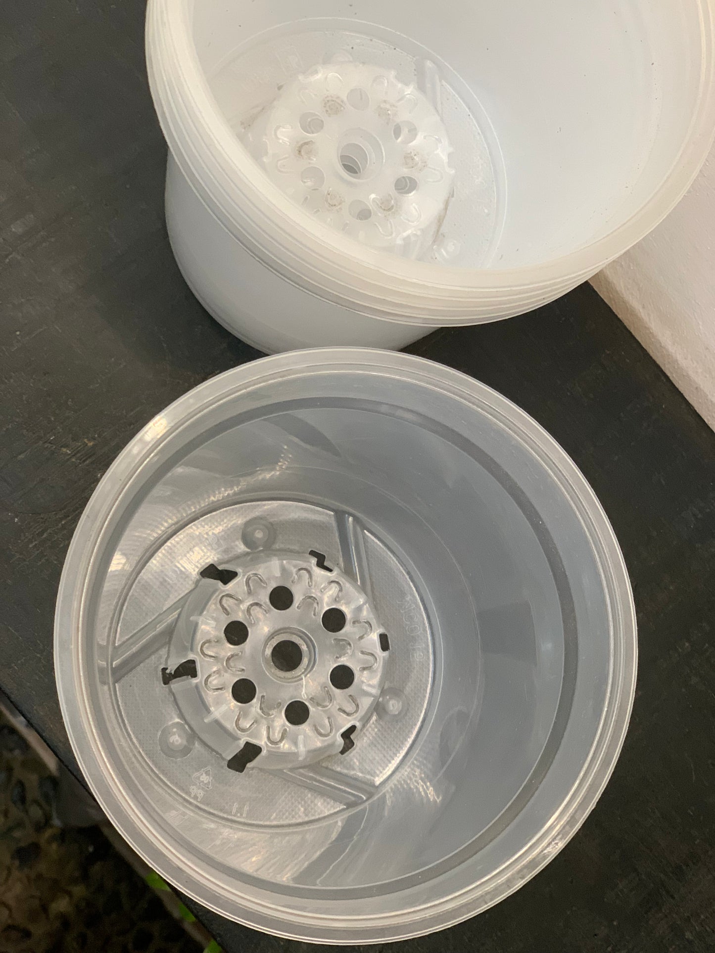 6 pack Maceta Transparente 6” (6 piezas)